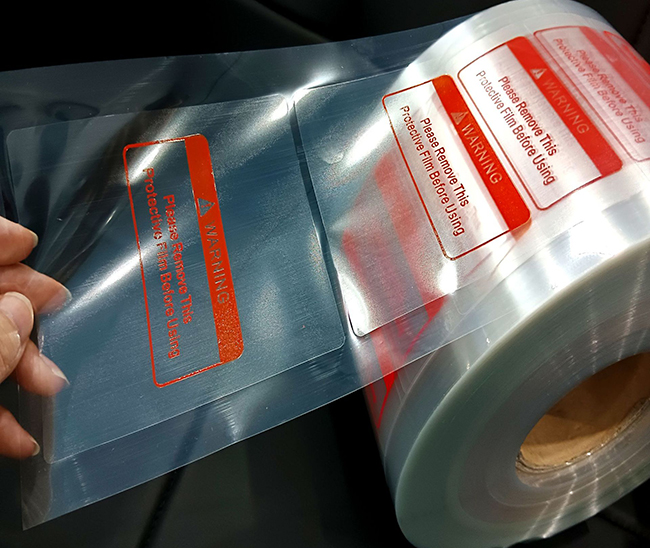 pet薄膜打印效果